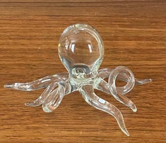 Art Glass Octopus Sculpture by Hans Godo Frabel