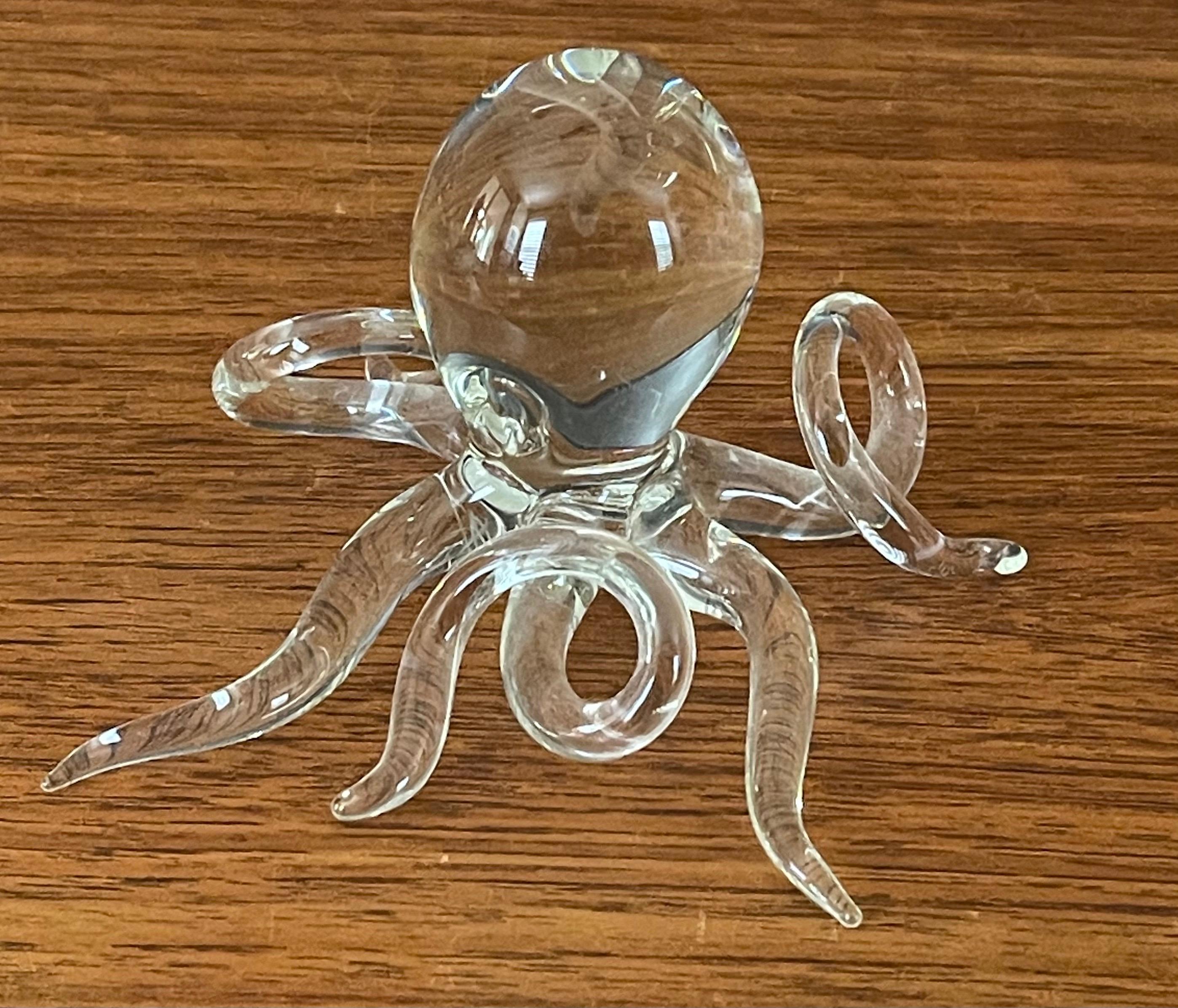 octopus glass art