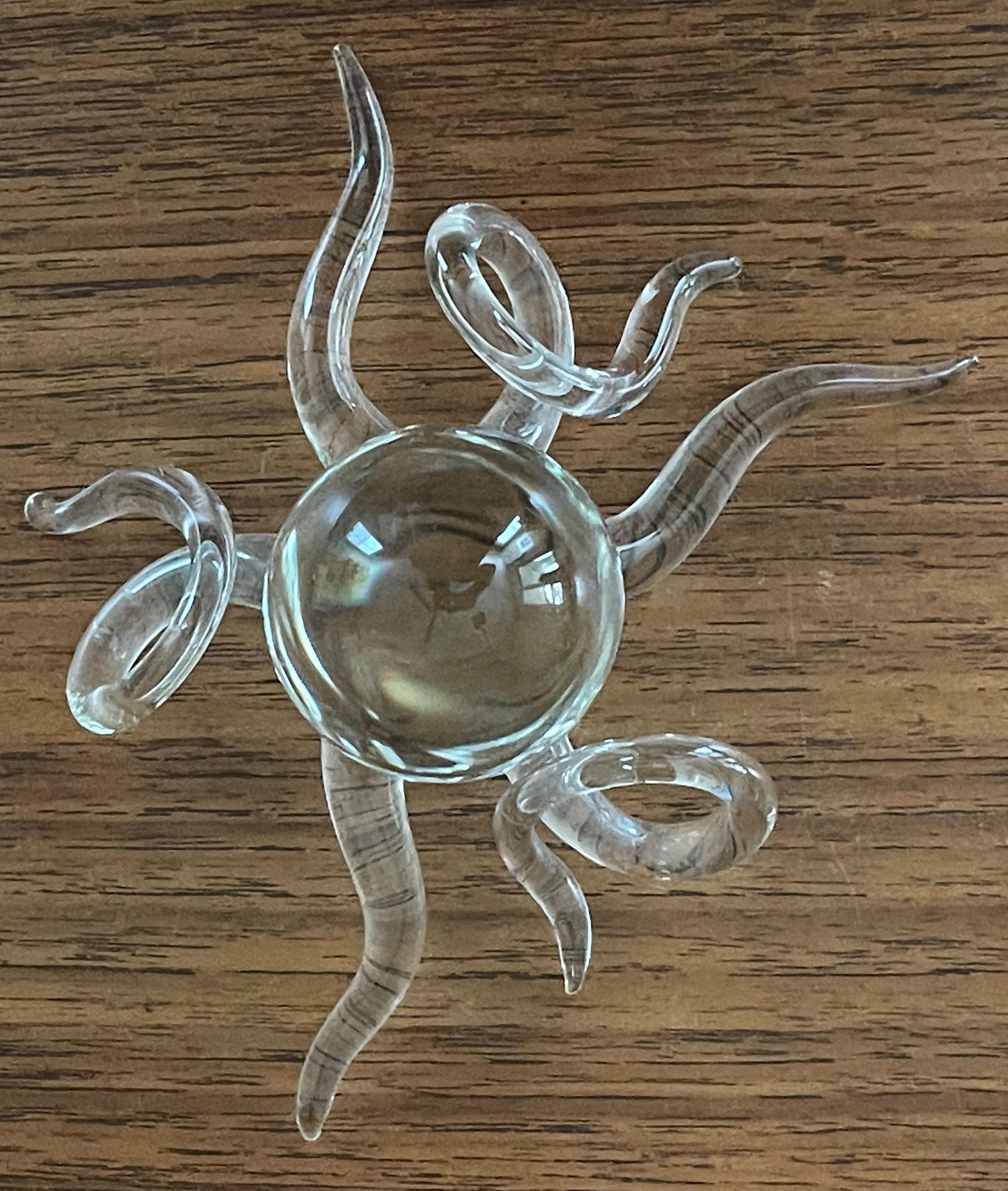 Art Glass Octopus Sculpture by Hans Godo Frabel In Good Condition For Sale In San Diego, CA