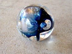 Art Glass Paperweight by Rollin Karg
