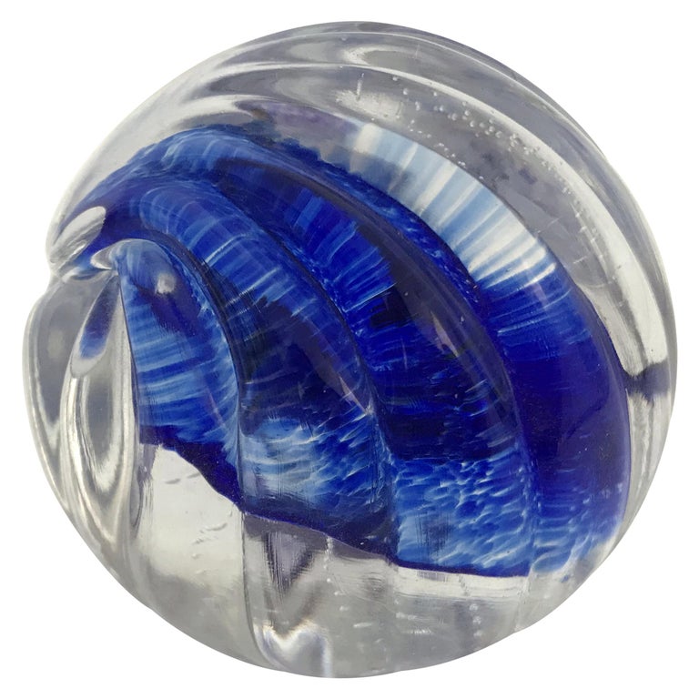 Art Glass Paperweight For Sale at 1stDibs
