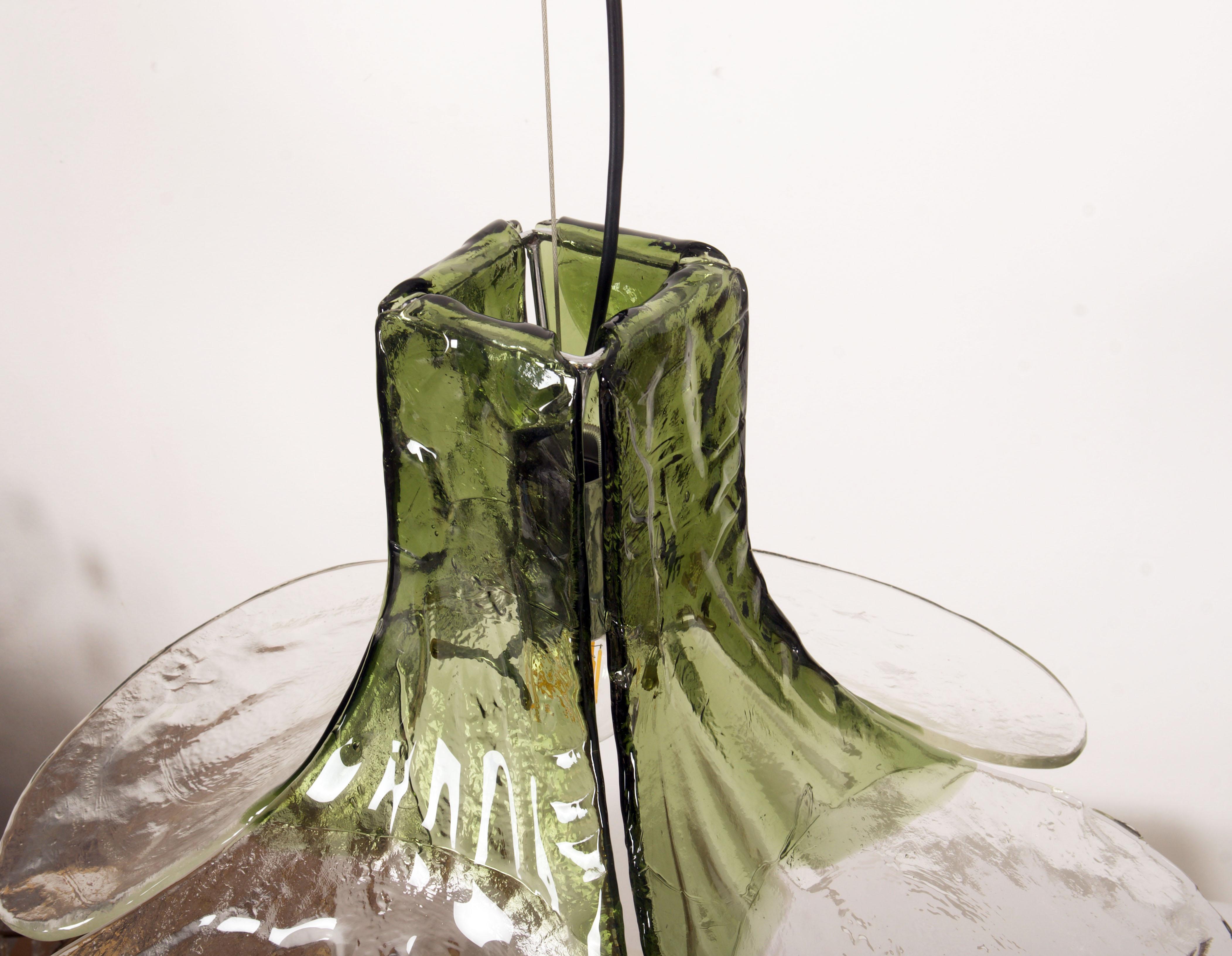 Art Glass Pendant by Carlo Nason for Mazzega For Sale 6