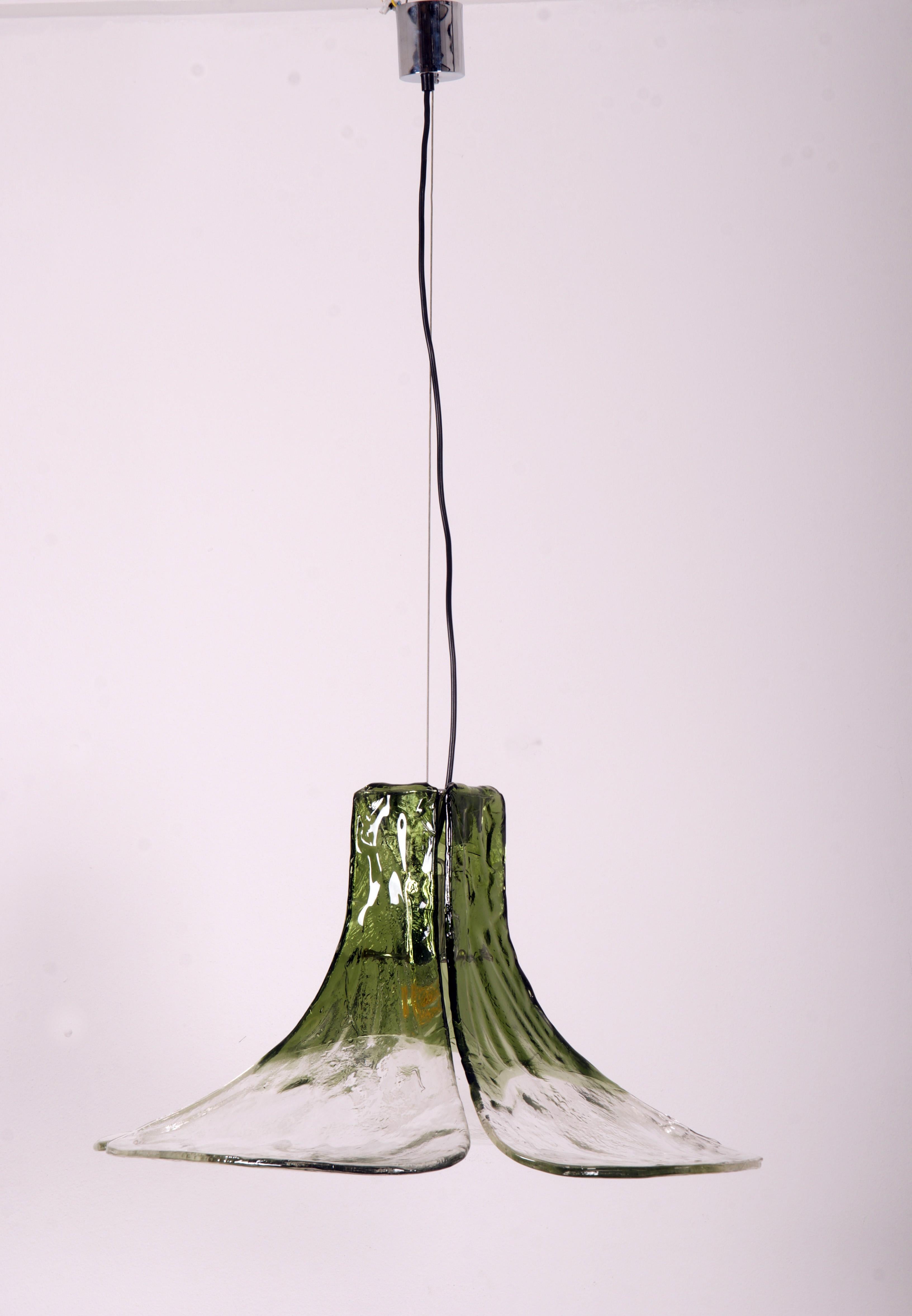 Art Glass Pendant by Carlo Nason for Mazzega For Sale 8