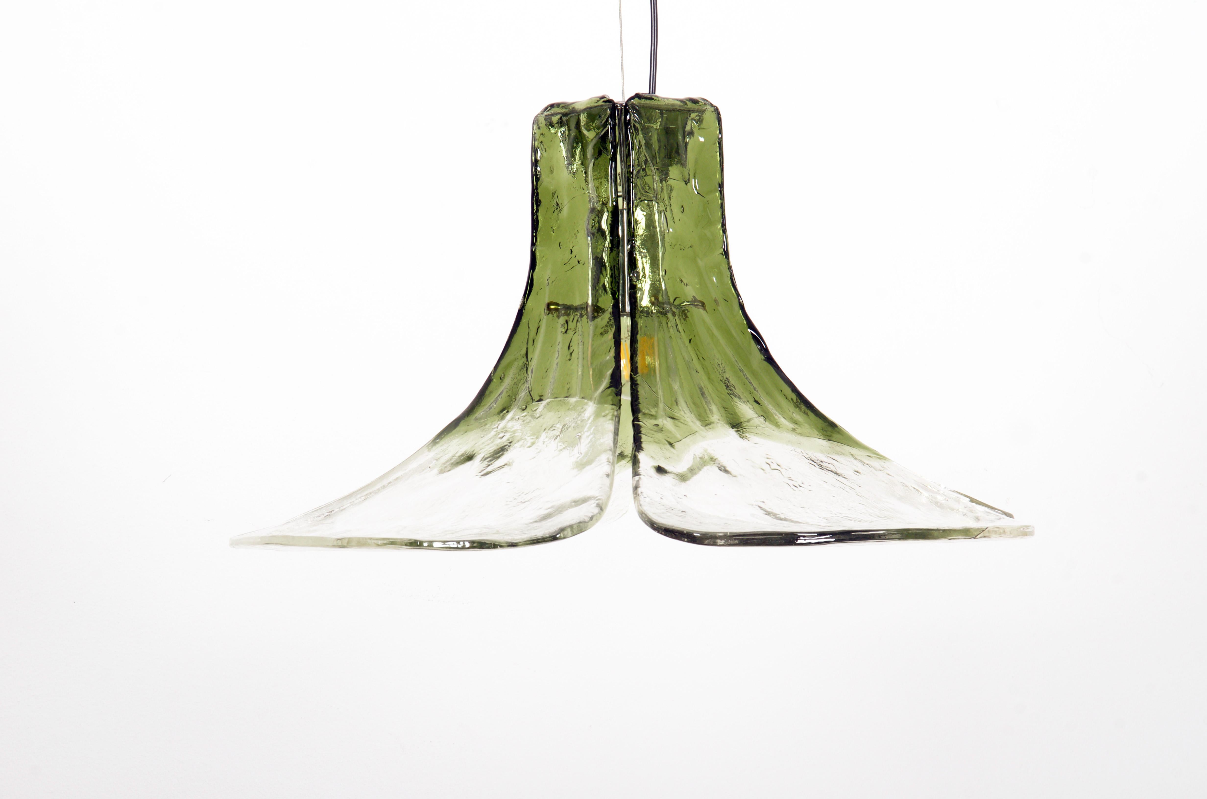 Art Glass Pendant by Carlo Nason for Mazzega For Sale 10