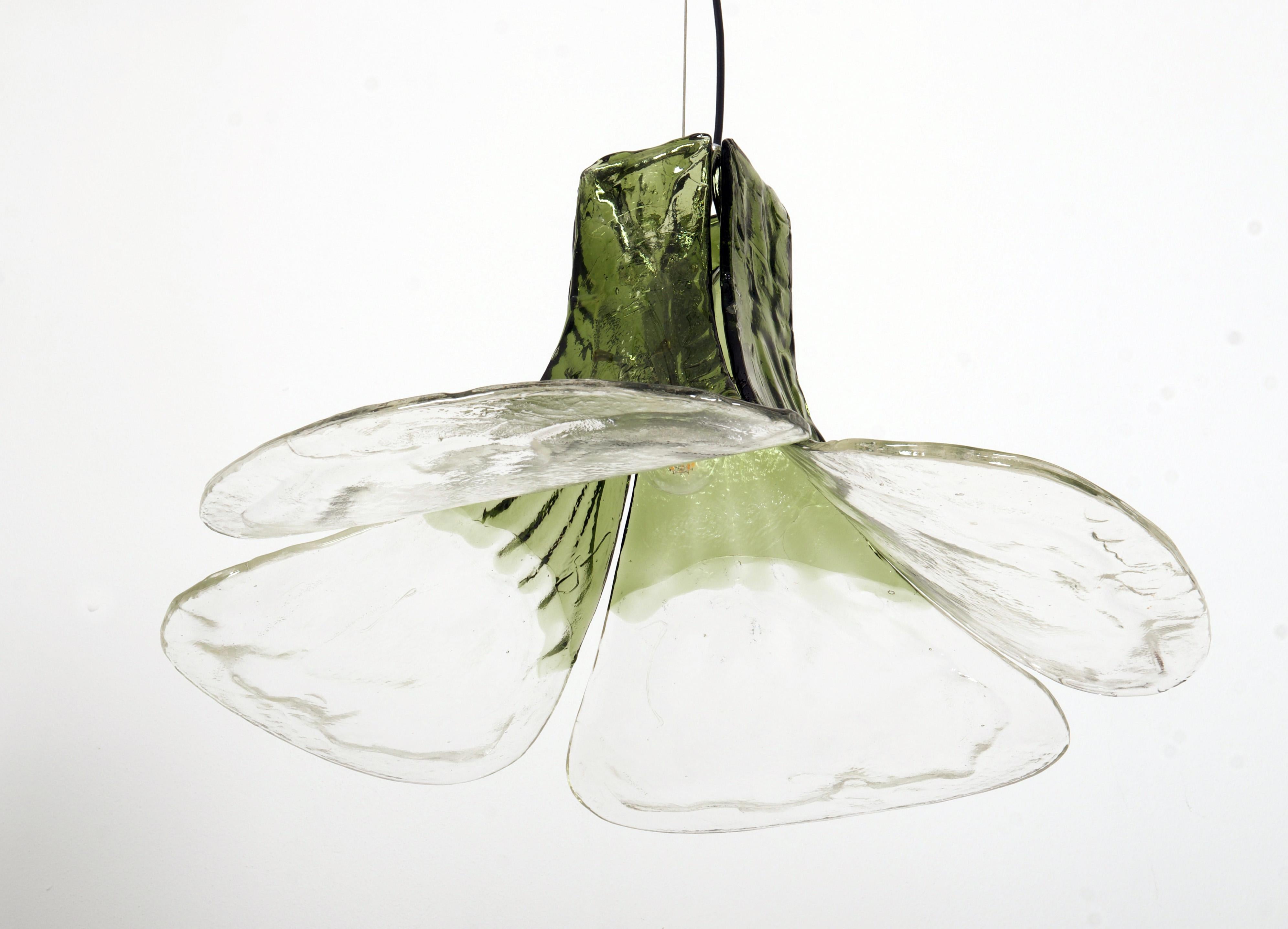 Italian Art Glass Pendant by Carlo Nason for Mazzega For Sale