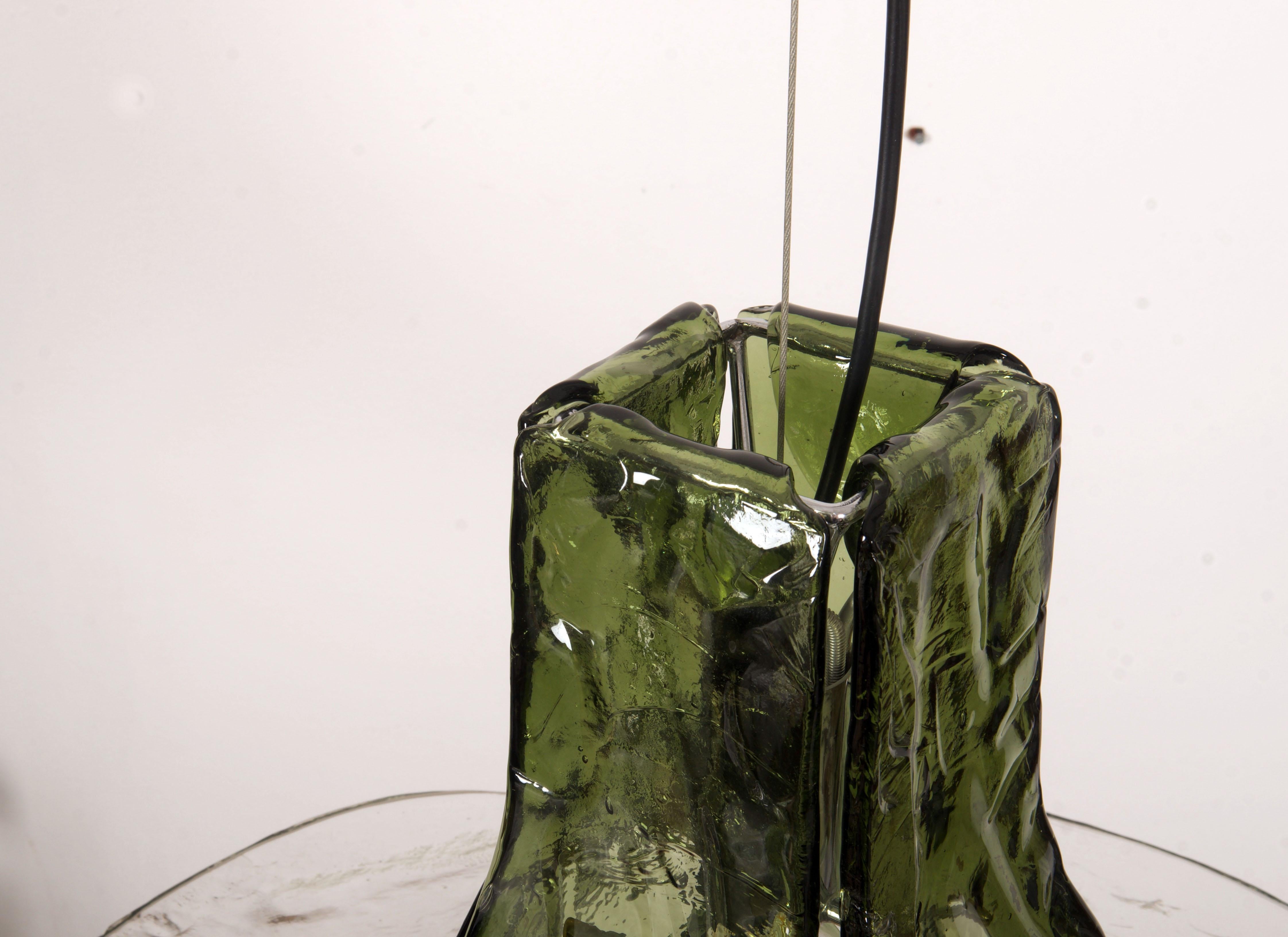 Art Glass Pendant by Carlo Nason for Mazzega For Sale 2