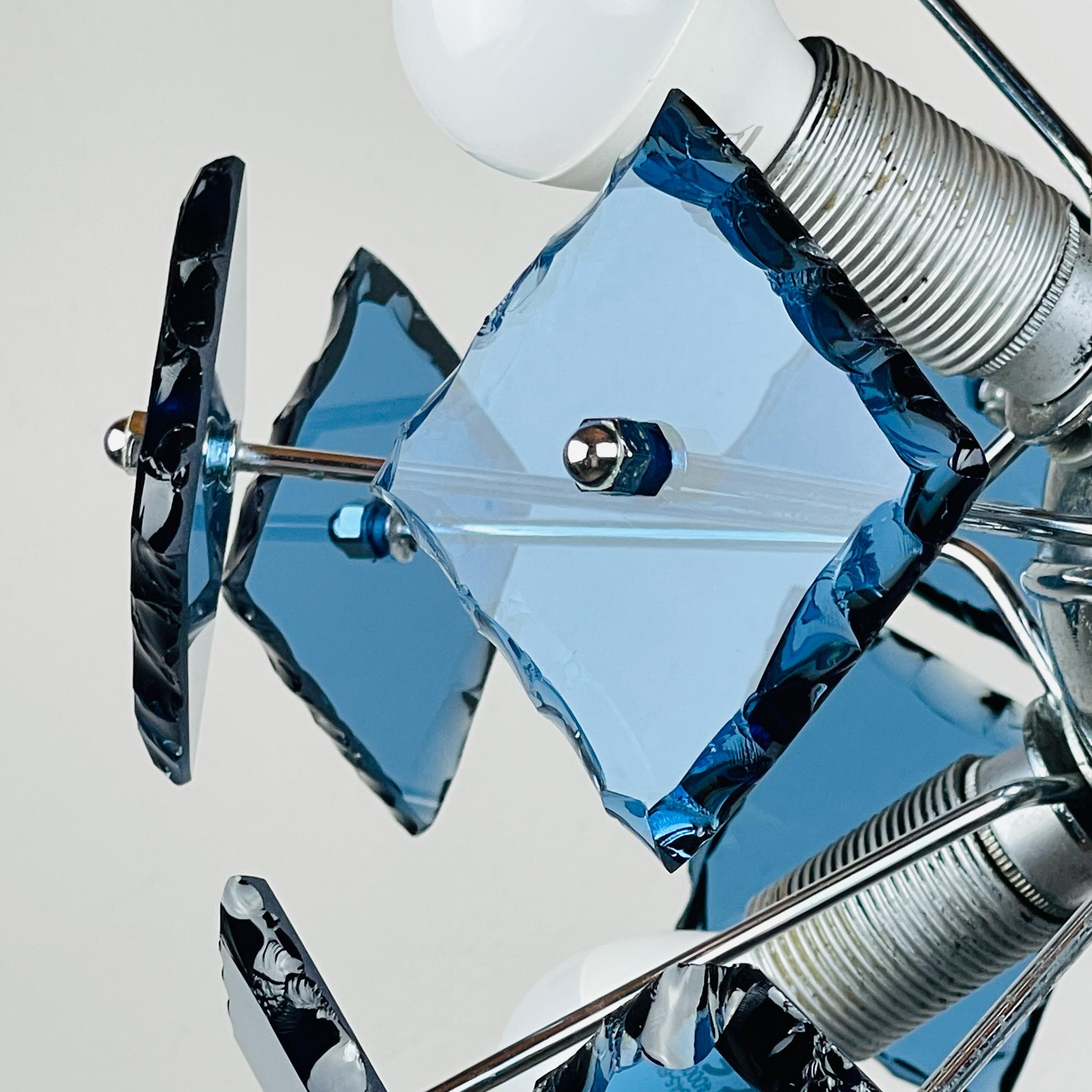 Italian Art glass pendant lamp Sputnik by Fontana Arte, Italy 1960s