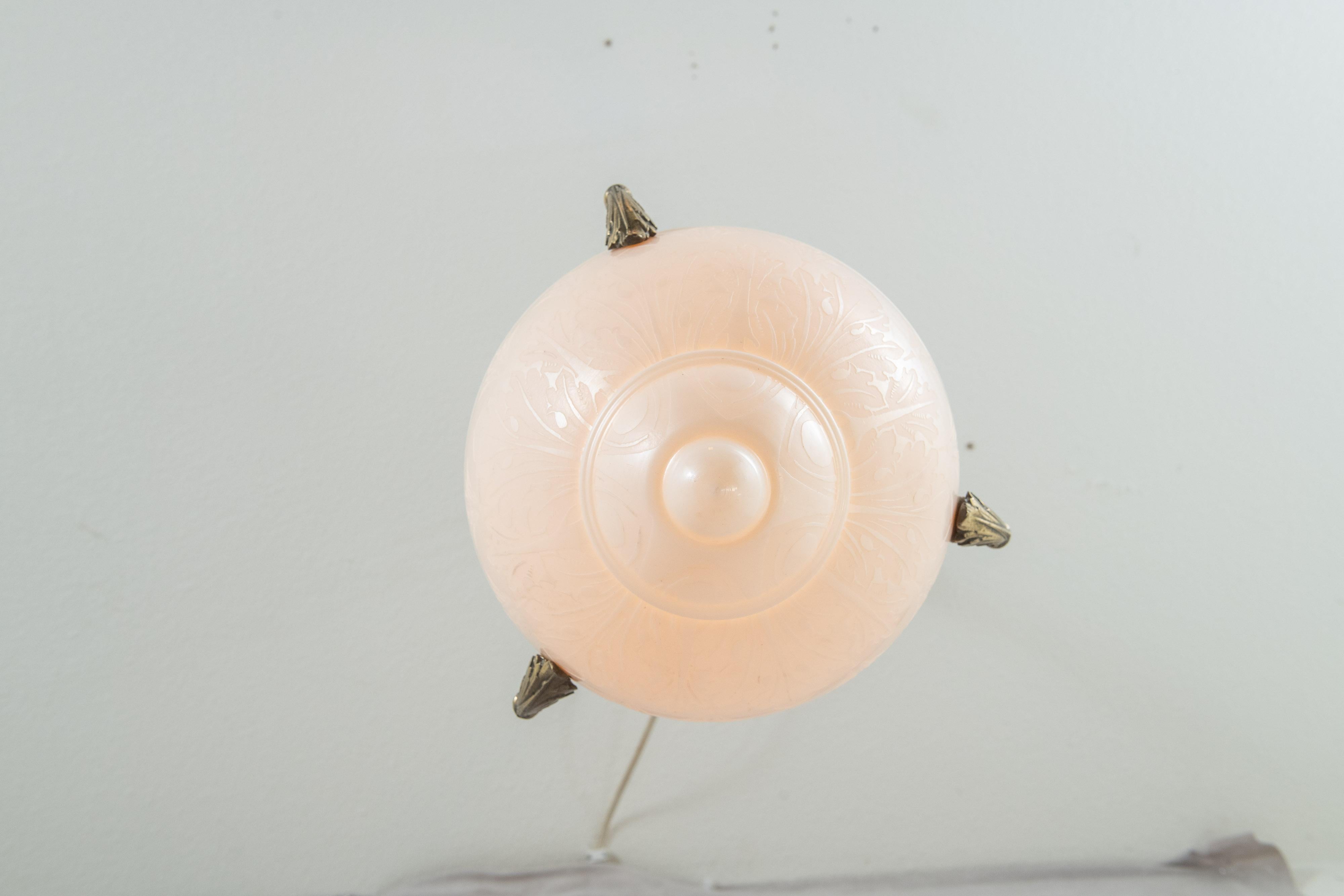 Pendentif en verre d'art Steuben Calcite, ca. 1910 en vente 1
