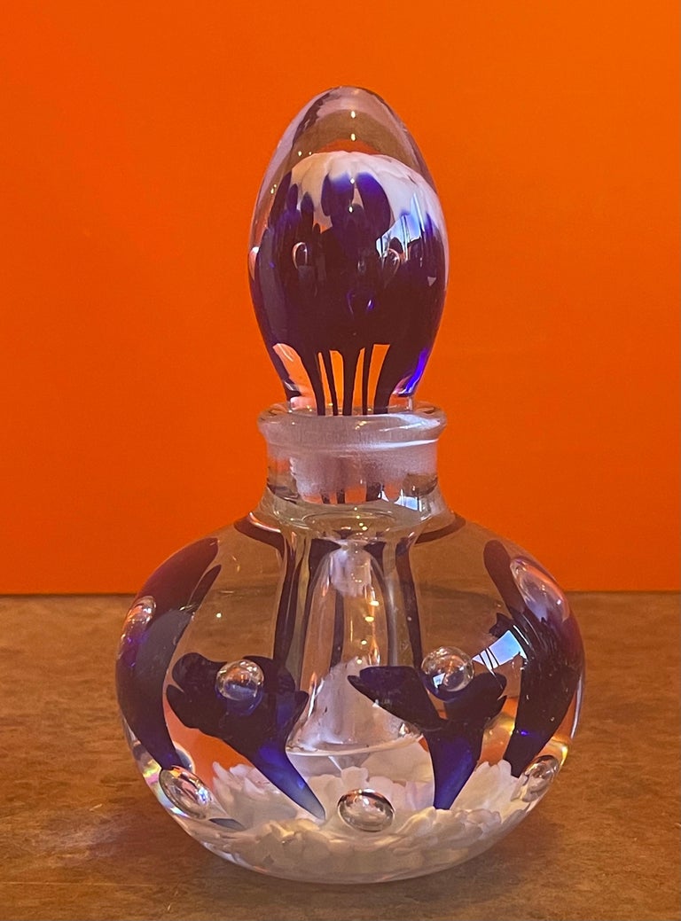 Art Glass Perfume Bottle by Joe Rice For Sale at 1stDibs
