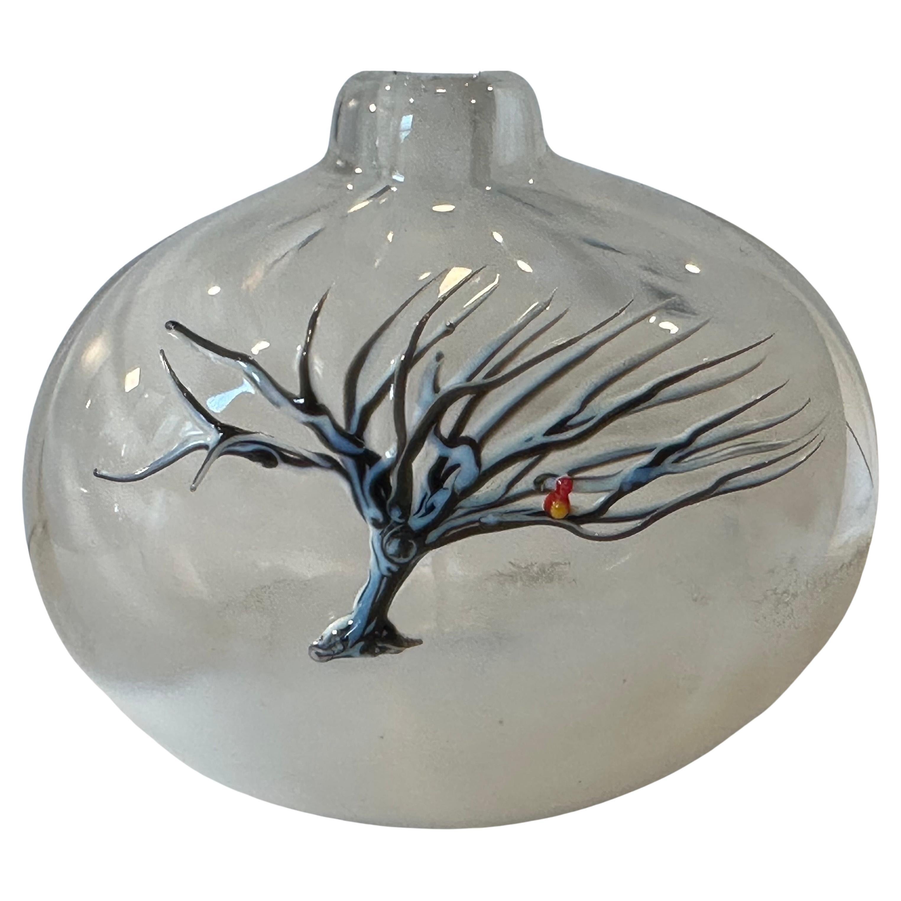 Americano Bottiglia di profumo in vetro artistico con tappo di Matthew Buechner per Thames Glass in vendita