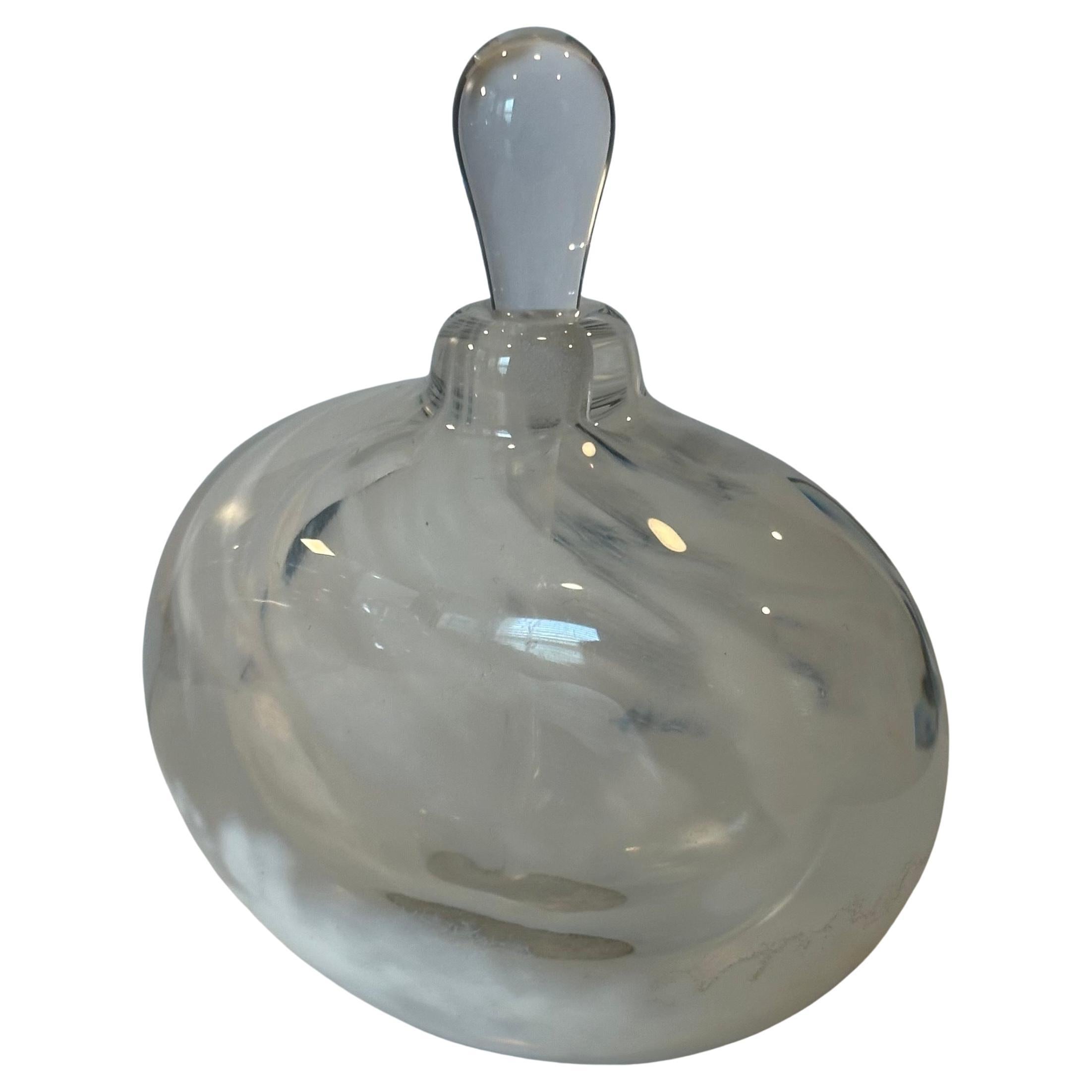 Bottiglia di profumo in vetro artistico con tappo di Matthew Buechner per Thames Glass In condizioni buone in vendita a San Diego, CA