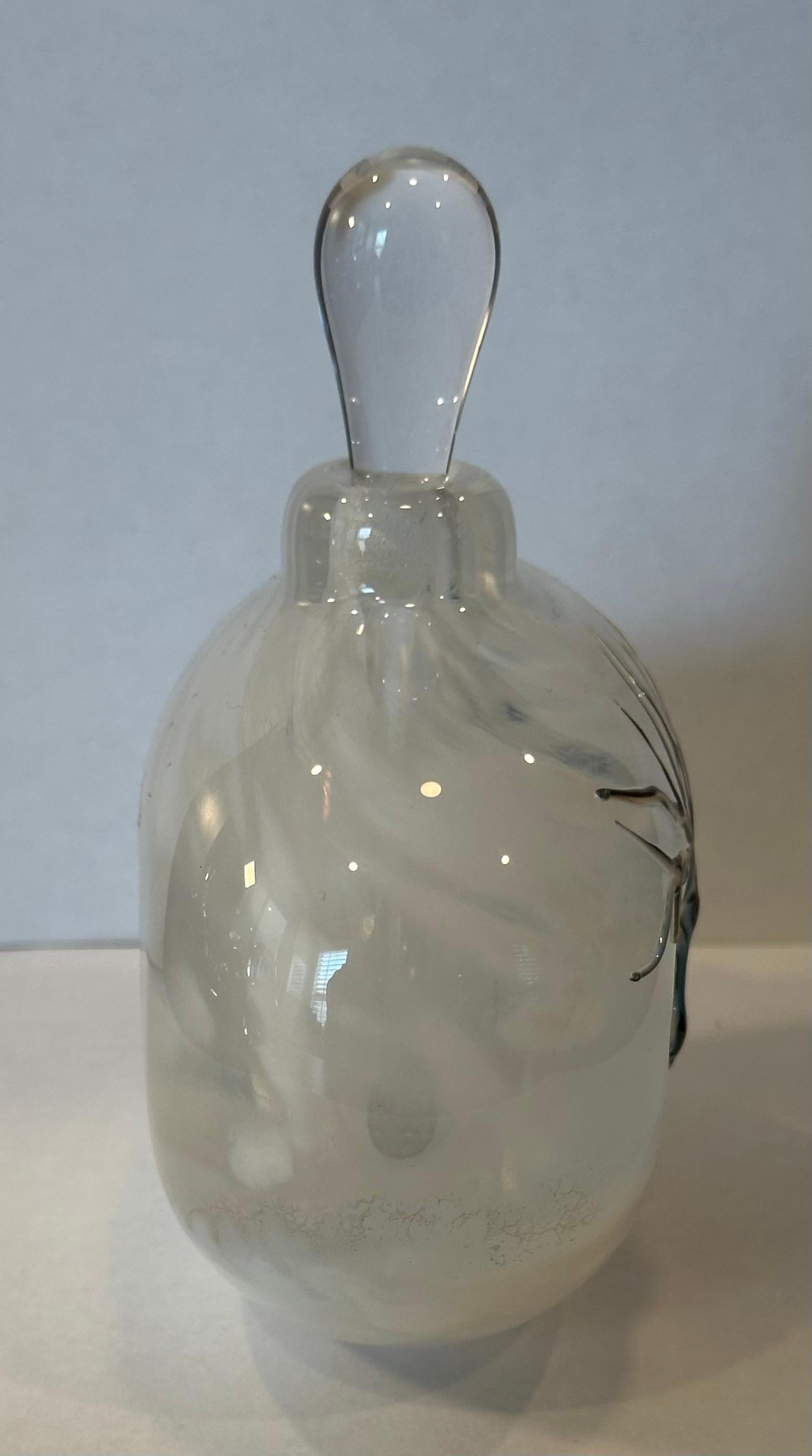 Bottiglia di profumo in vetro artistico con tappo di Matthew Buechner per Thames Glass in vendita 1