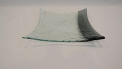 Art Glass Plate Dishes by Daniela Poletti Manufactured by Vetrofuso