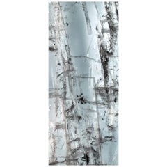Art Glass River Decorative Panel for Multiple Uses Dimension Customizable