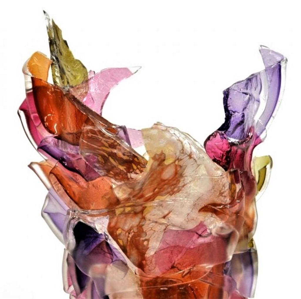 Américain Art Glass Sculpture by Caleb Nichols en vente