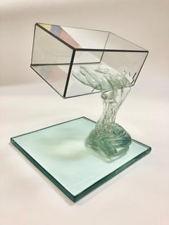 Art Glass Sculpture by Drew Smith, 1980
