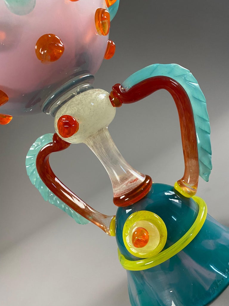 Modern Art Glass Sculpture XXL by Bernard Heesen For Sale