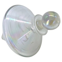 Art Glass Spinning Top Perfume Bottle With Stopper