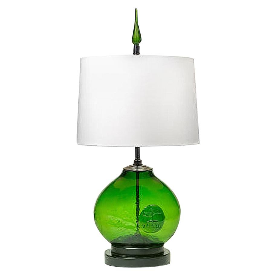 Art Glass Table Lamp by Wayne Husted for Blenko For Sale