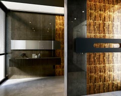 Art Glass Tanso Bronze Decorative Panel for Multiple Uses Dimension Customizable