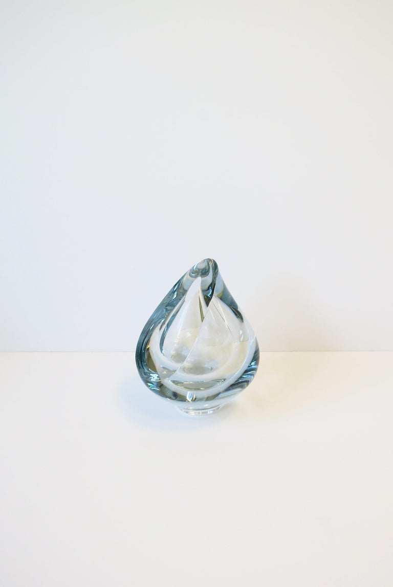 Art Glass Teardrop Vase or Decorative Object For Sale 2