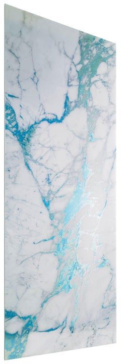 Pannello decorativo in vetro Art Decor Turchese per molteplici usi Finitura solida