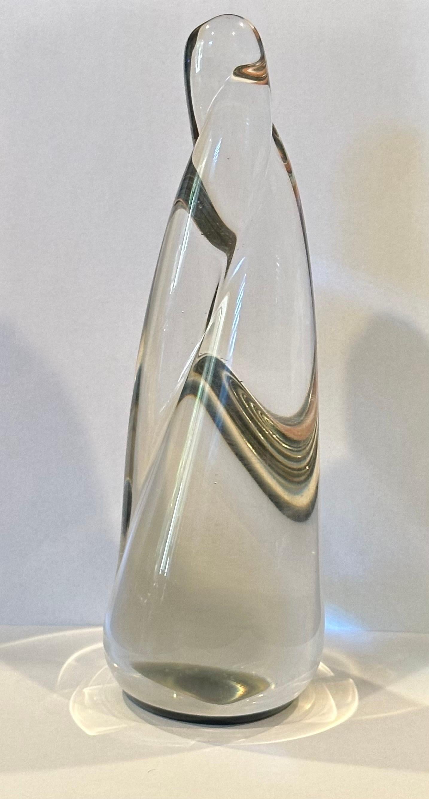 Sculpture en verre torsadé de Maslach Bon état - En vente à San Diego, CA