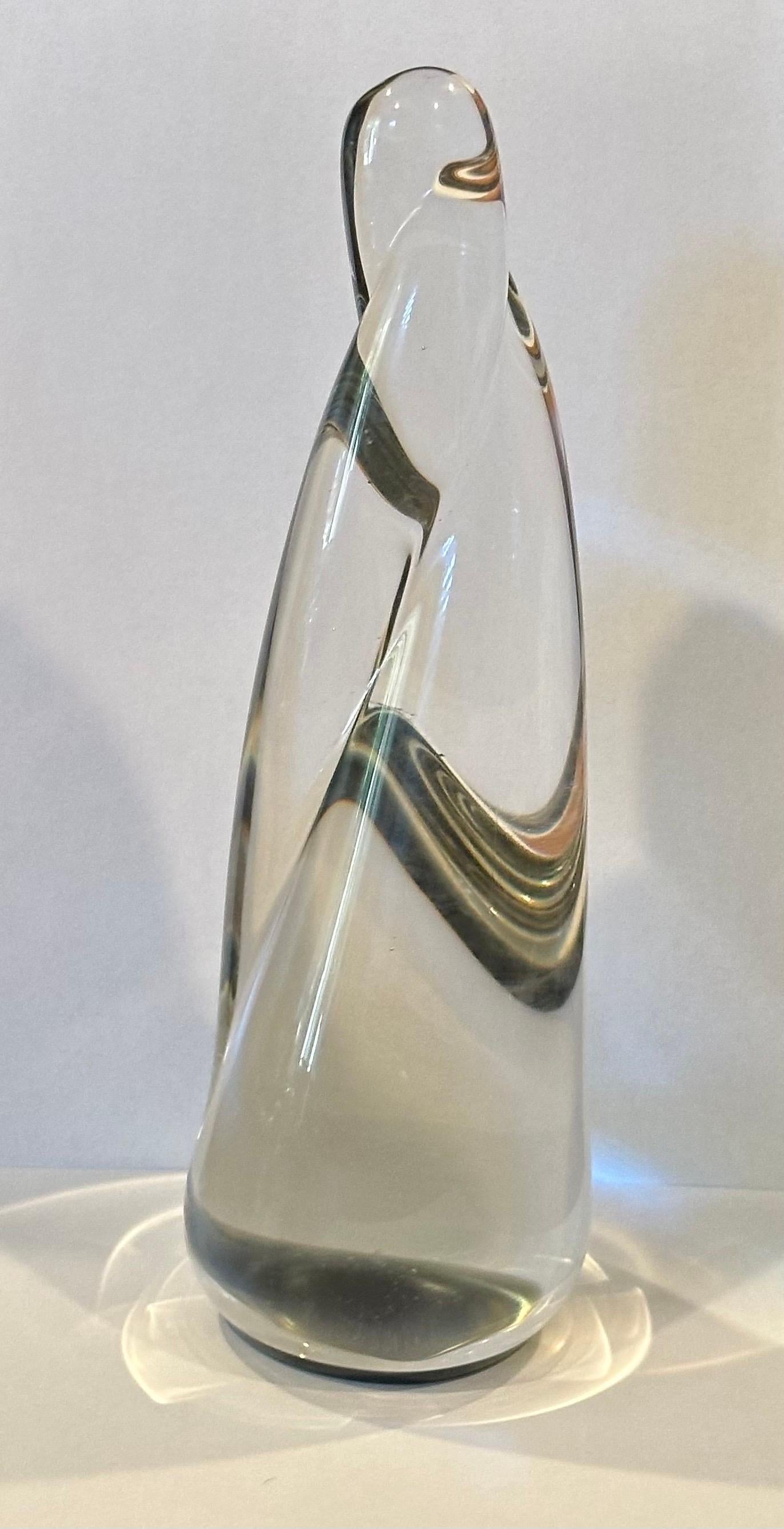 Verre d'art Sculpture en verre torsadé de Maslach en vente