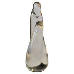 Art Glass Twist Sculpture by Maslach