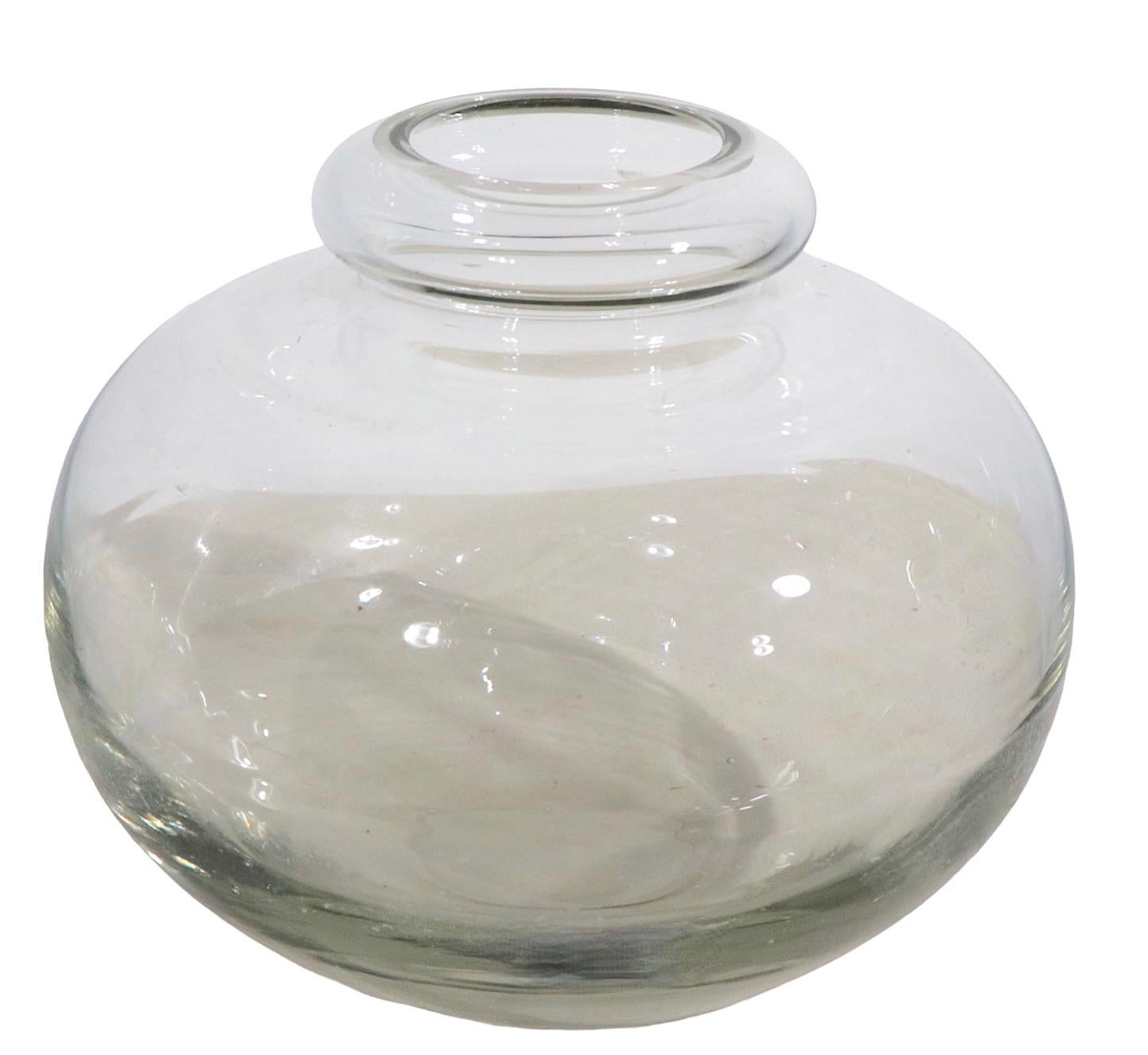 20th Century Art Glass Vase Att. to A.D. Copier for Leerdam For Sale
