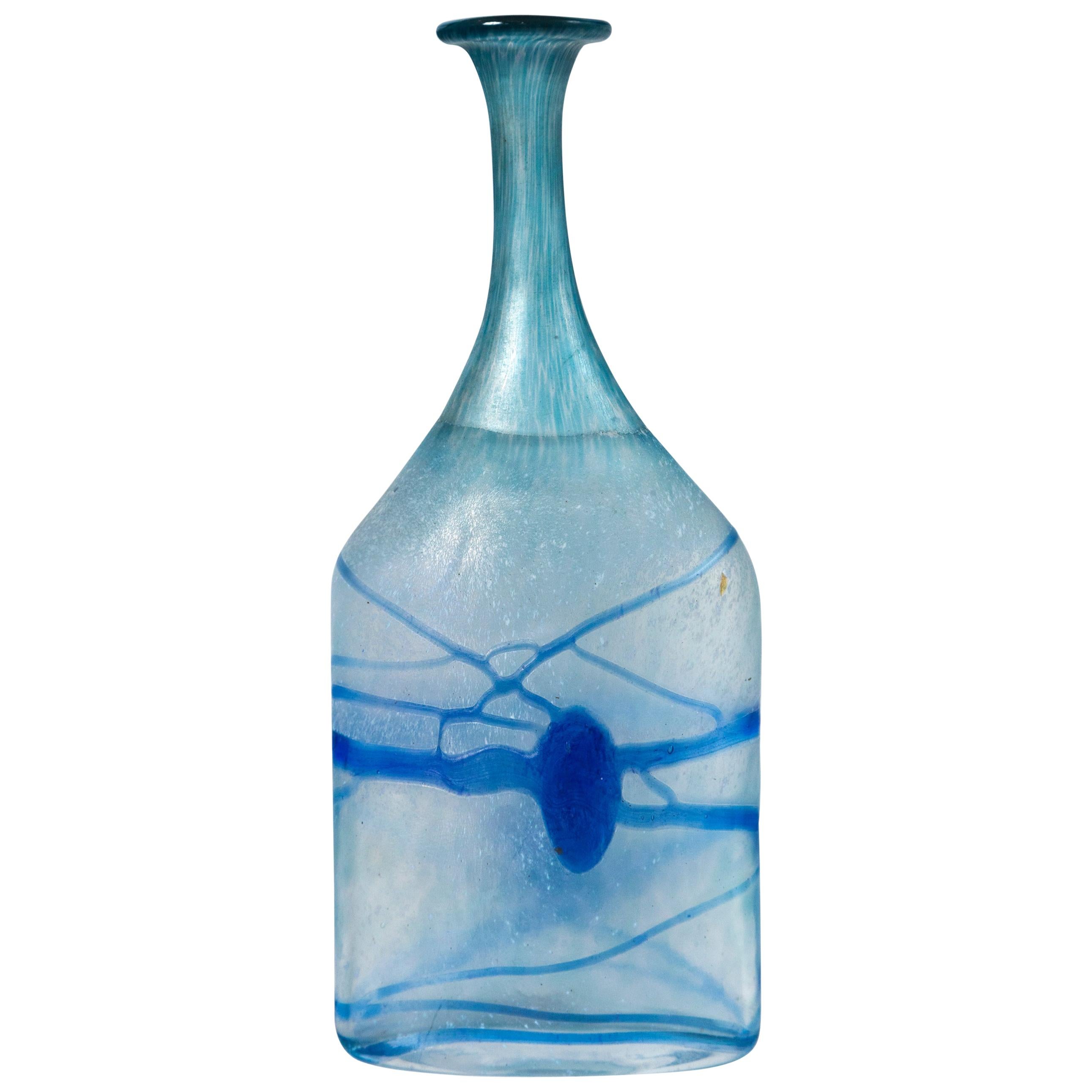 Vase en verre d'art, Bertil Vallien, Kosta Boda, Suède, datant d'environ 1970