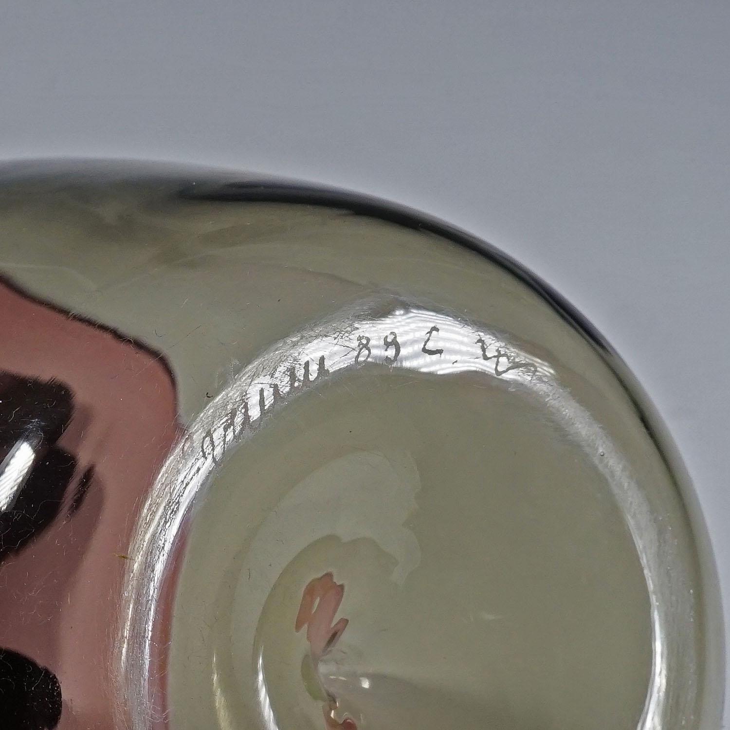 Vaso in vetro artistico 'Bolle' di Tapio Wirkkala per Venini, Murano 1966 in vendita 3