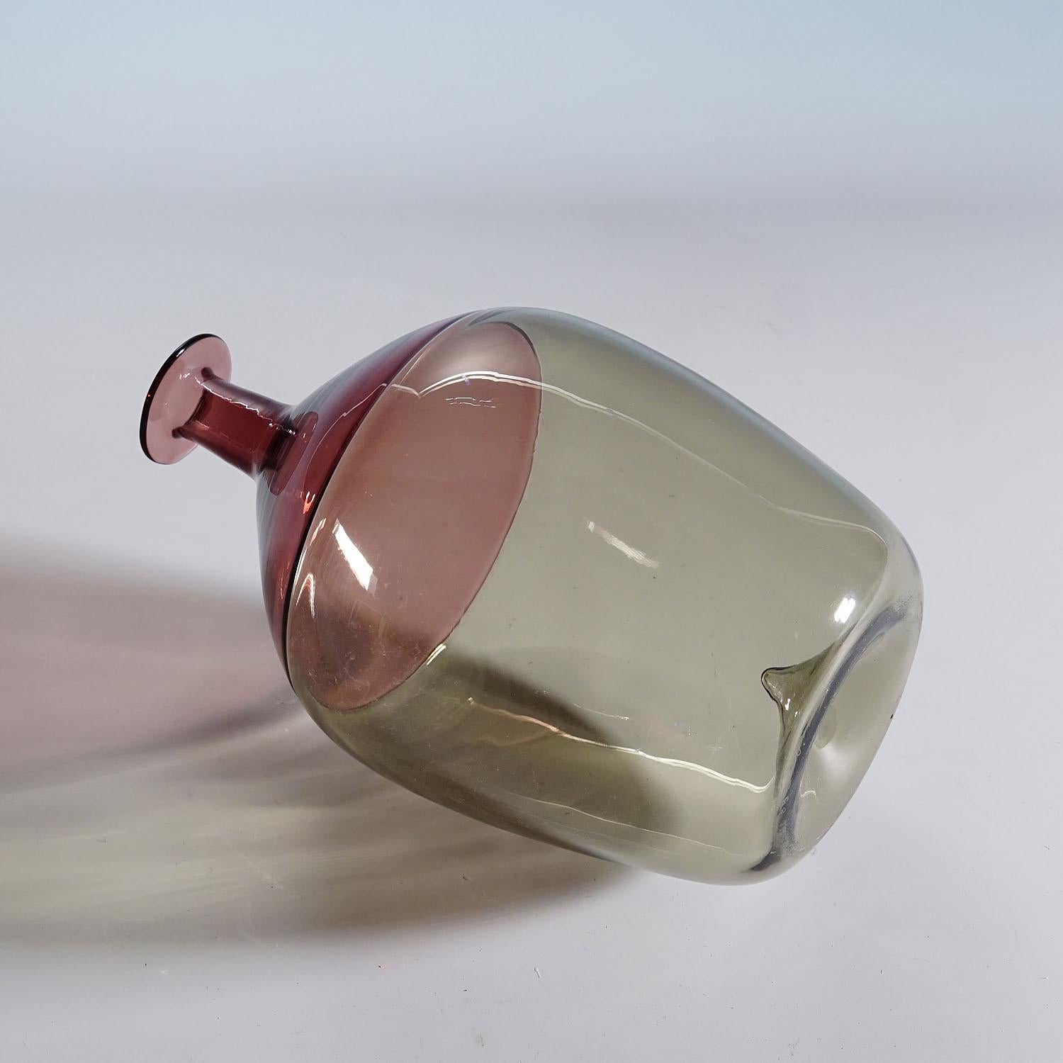 Vetro artistico Vaso in vetro artistico 'Bolle' di Tapio Wirkkala per Venini, Murano 1966 in vendita