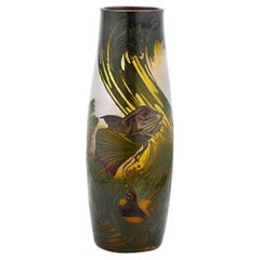 Art Glass Vase by Emile Gallé