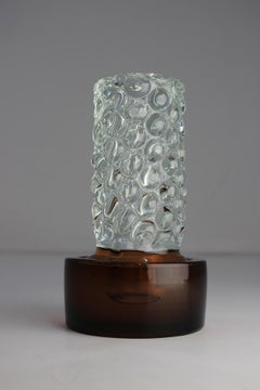 Art Glass Vase by Frantisek Vizner for Skrdlovice, Czech, circa 1970