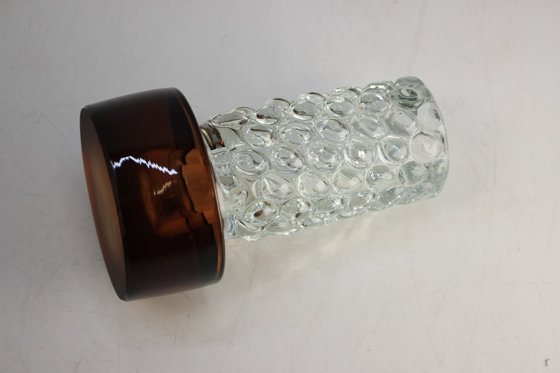 Art Glass Vase by Frantisek Vizner for Skrdlovice, Czech, circa 1970 In Good Condition In Praha, CZ