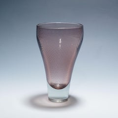 Art Glass Vase by Gunnel Nyman for Nuutajarvi Notsio