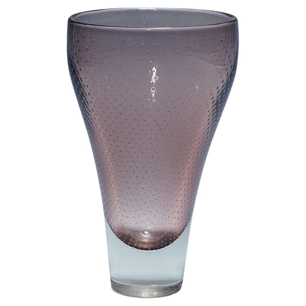 Vase aus Kunstglas von Gunnel Nyman für Nuutajarvi Notsio