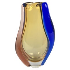 Art Glass Vase by Hana Machovska for Mstisov Glassworks, Czechoslovakia, 1960s