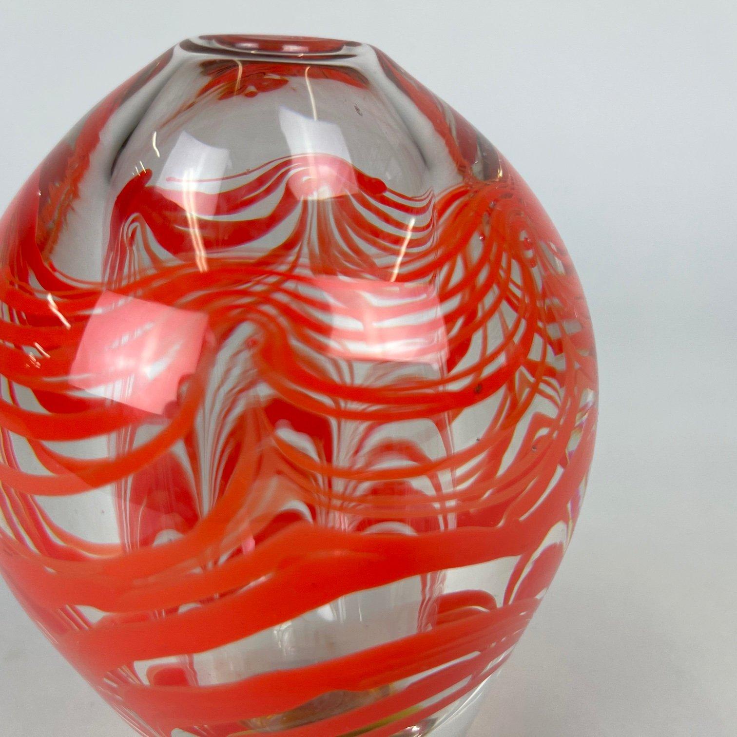 Art Glass Vase by Ivo Rozsypal, Czechoslovakia, 1970's In Good Condition For Sale In Praha, CZ