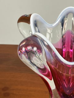 Art Glass Vase by Josef Hospodka for Chribska Glassworks, 1960's