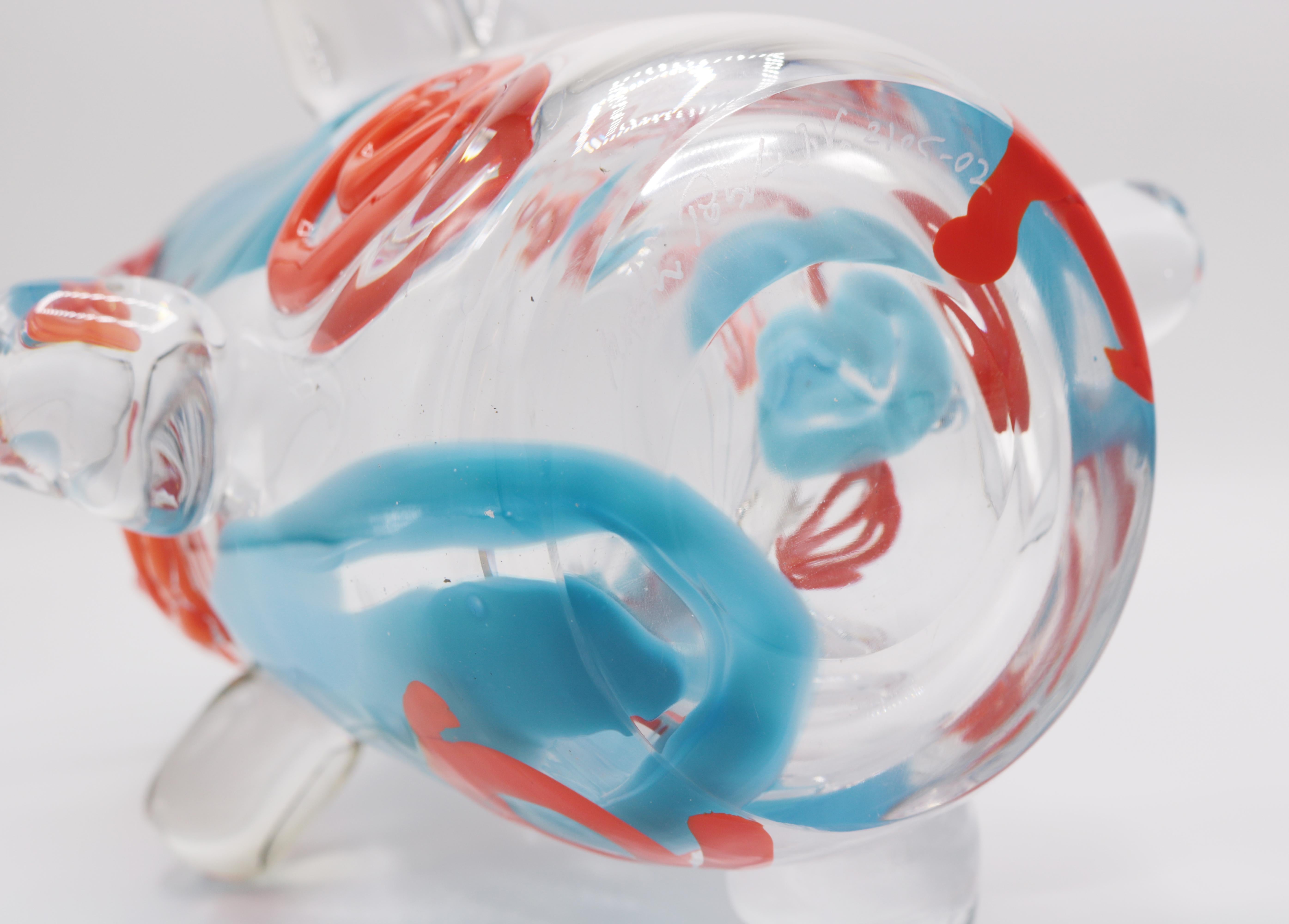 Art Glass Vase by Martin Postch In Good Condition For Sale In New York, NY