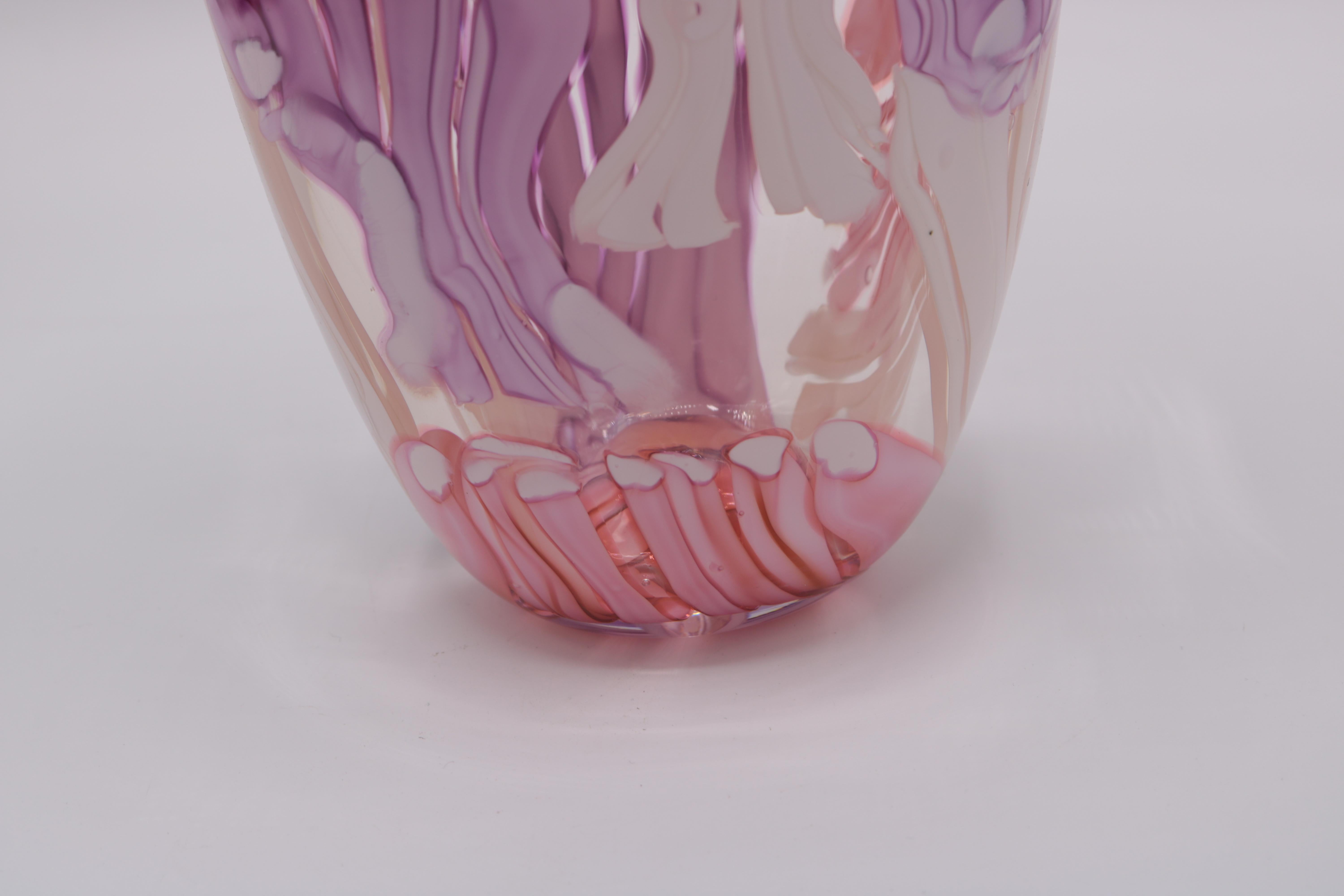 Contemporary Art Glass Vase by Martin Postch For Sale