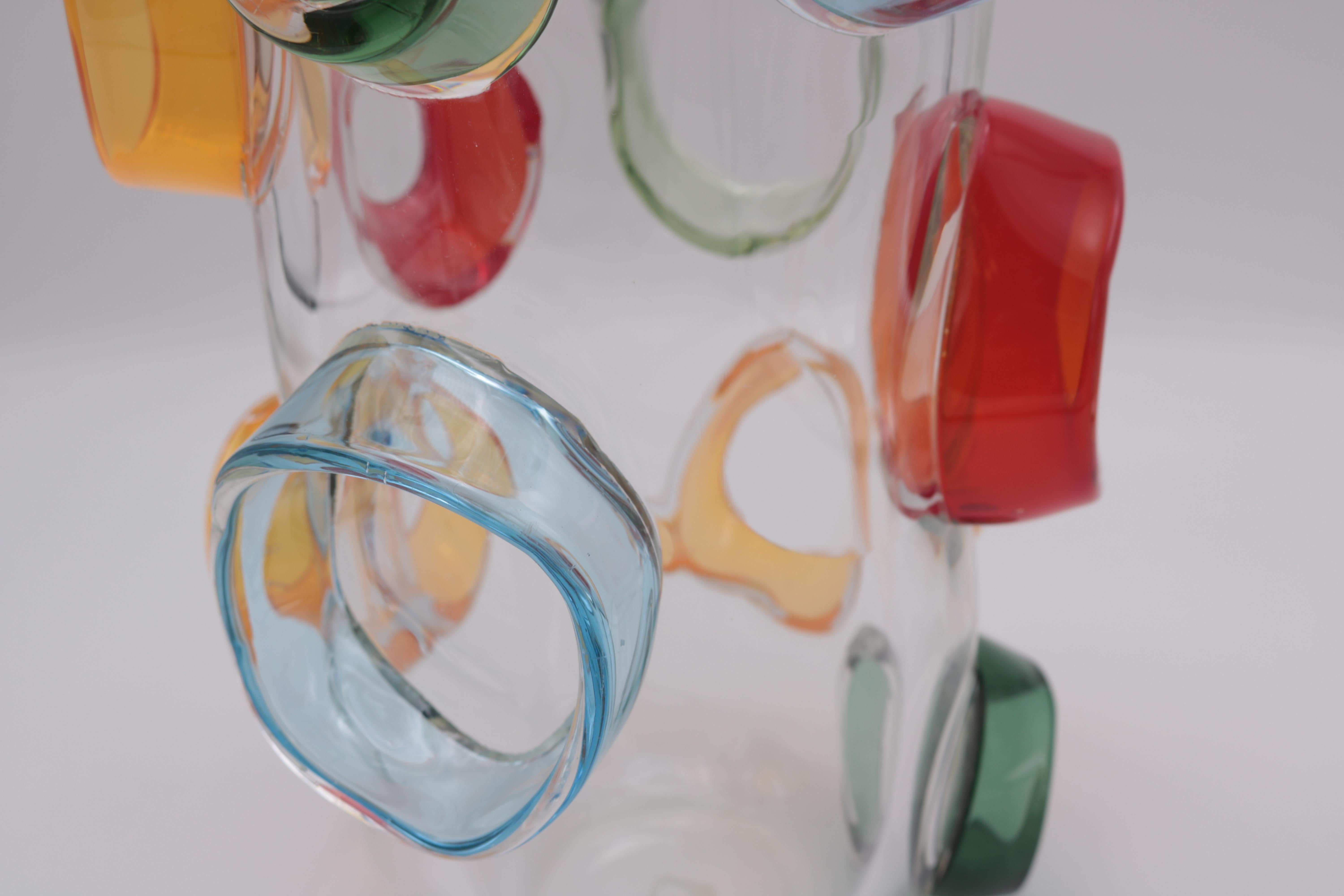 Vase aus Kunstglas von Martin Potsch im Zustand „Gut“ im Angebot in New York, NY