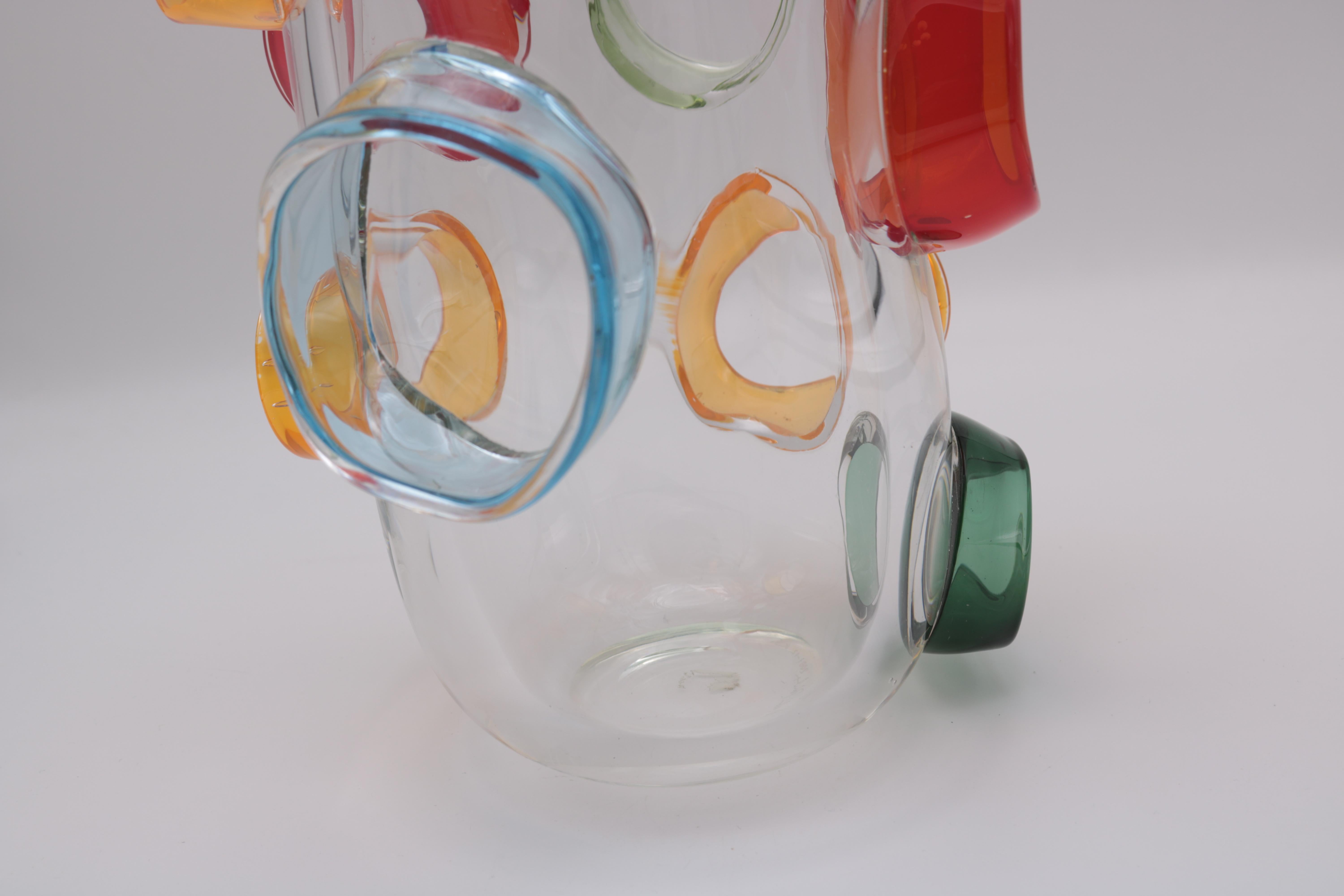 Contemporary Art Glass Vase by Martin Potsch For Sale