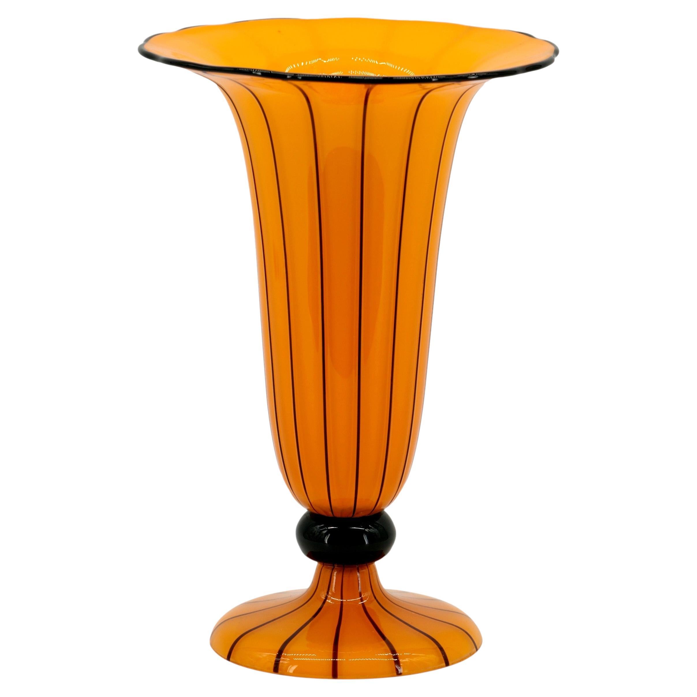 Art Glass Vase by Michael Powolny at Loetz, Early 20th Century