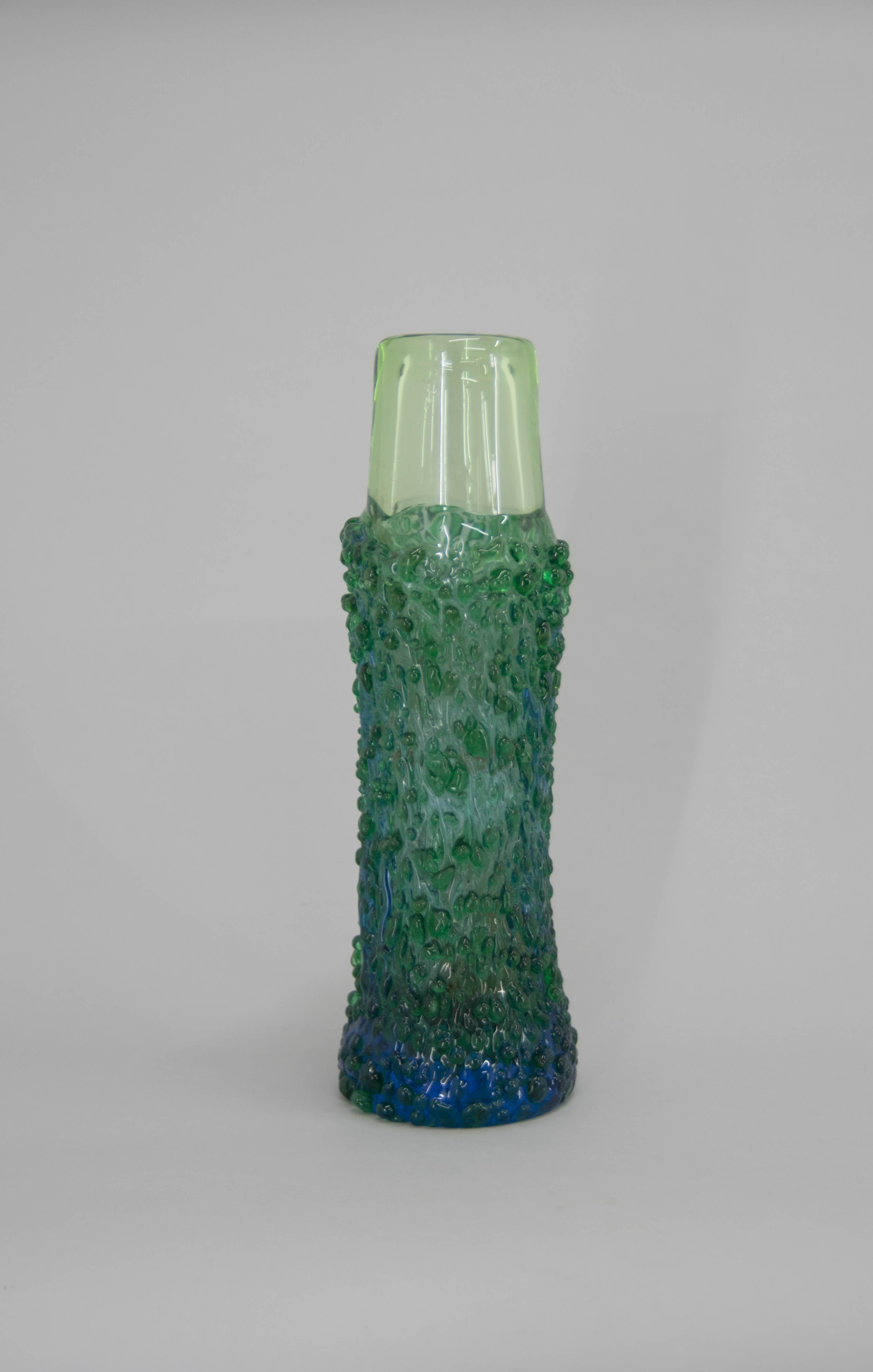 Mid-Century Modern Art Glass Vase by Miloslava Svobodova, Czechoslovakia, 1960s