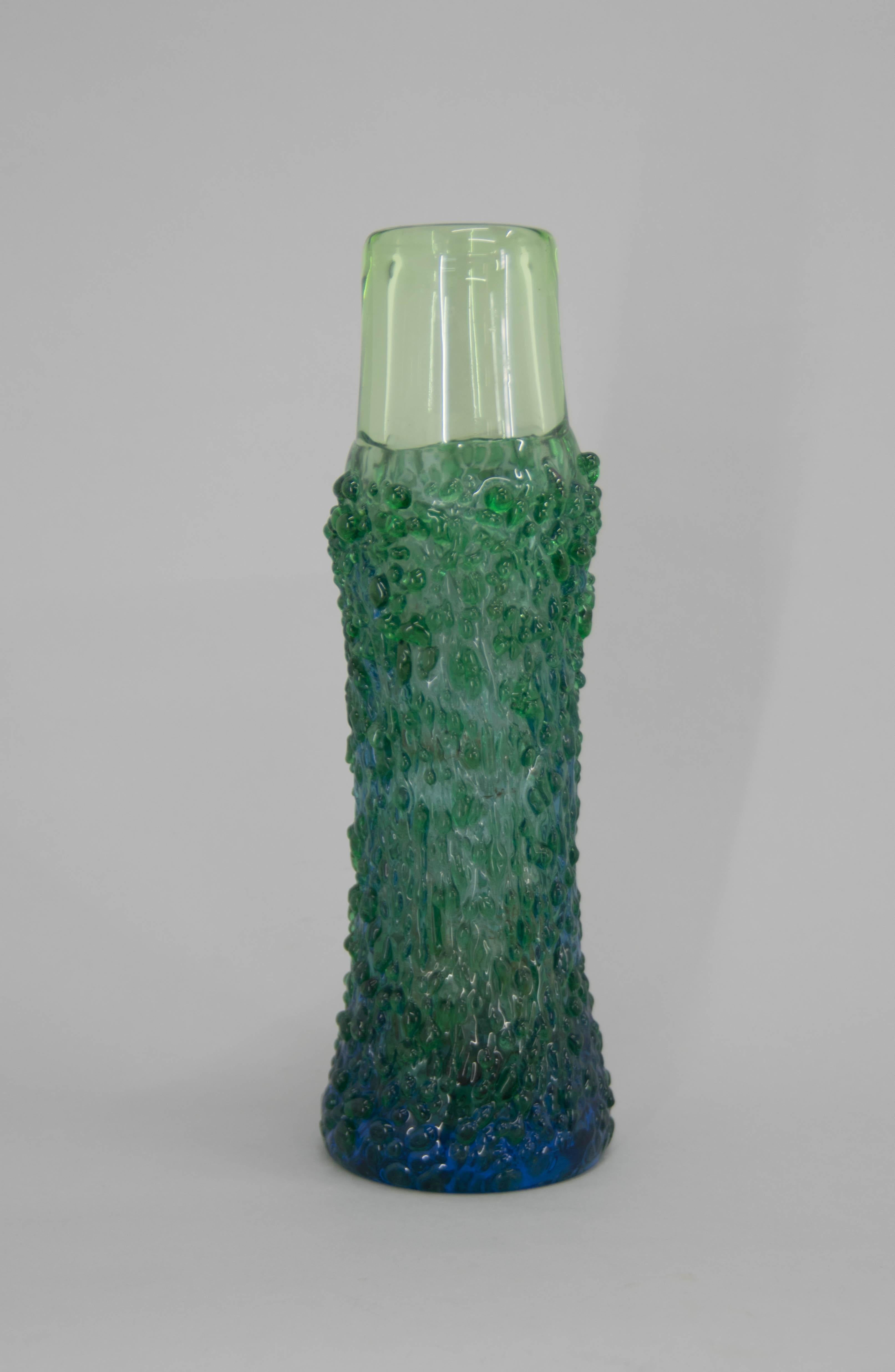 Art Glass Vase by Miloslava Svobodova, Czechoslovakia, 1960s In Good Condition In Praha, CZ