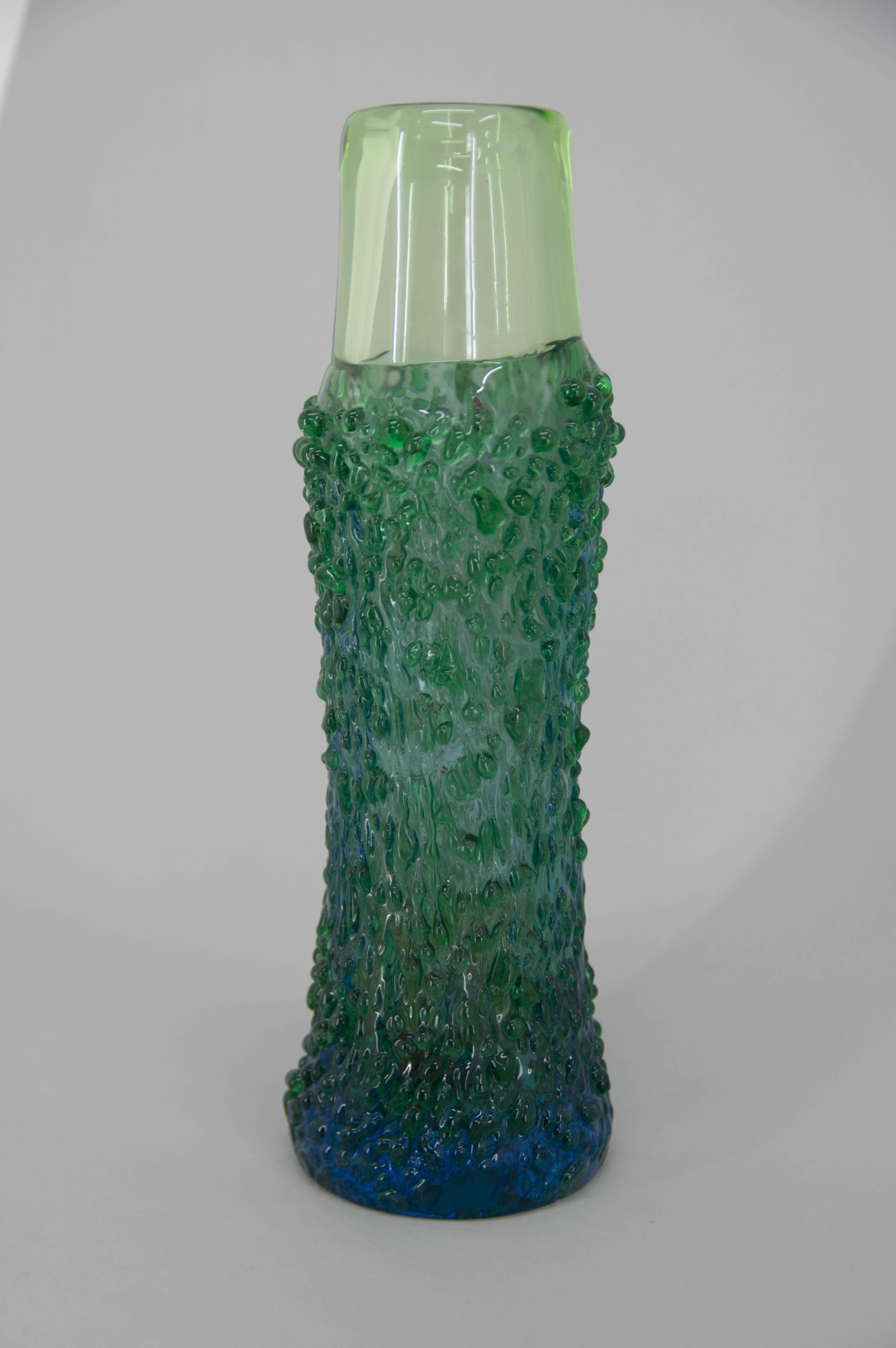 Art Glass Vase by Miloslava Svobodova, Czechoslovakia, 1960s 3