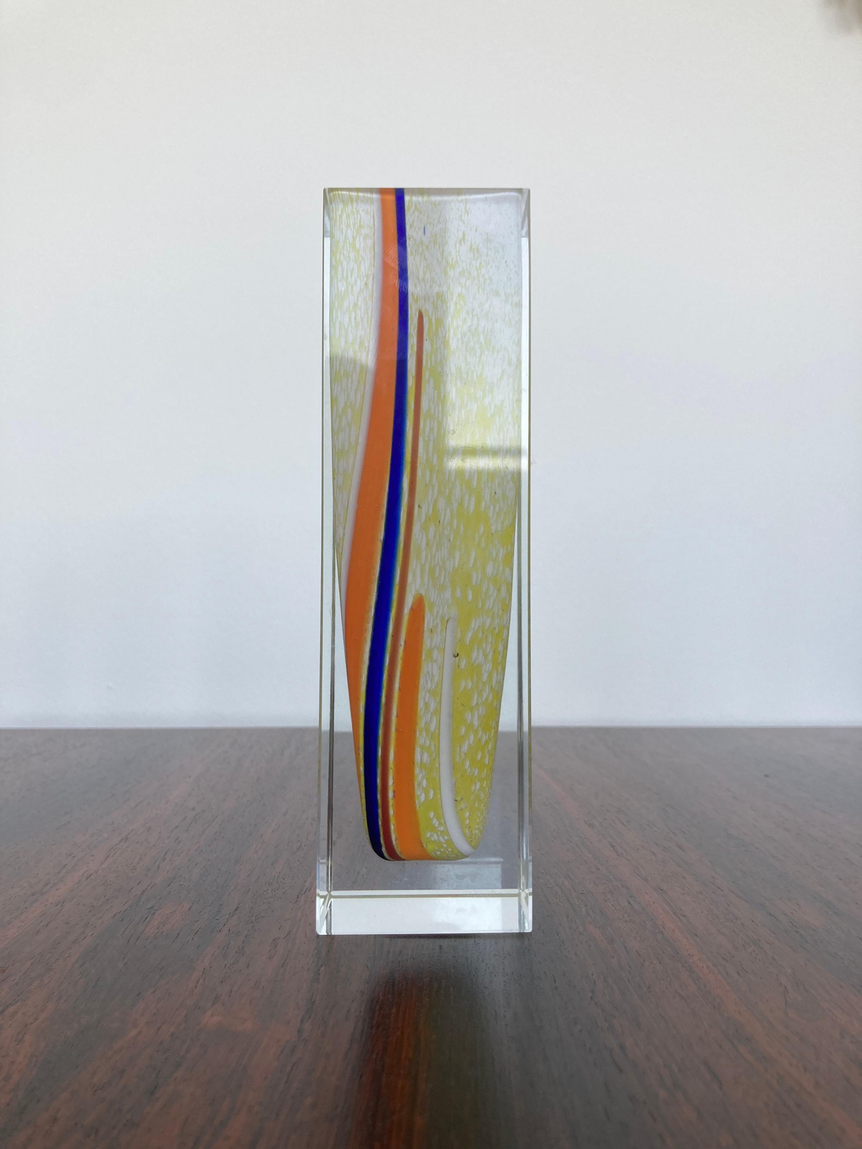 Art Glass Vase by Murano, 1970's In Good Condition For Sale In Praha, CZ
